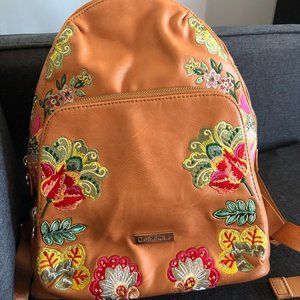Small - Desigual Embroidered Backpack - 12"